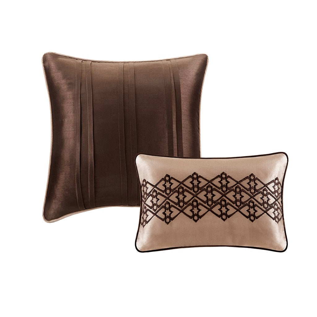 5 Piece Jacquard Quilt Set With Throw Pillows Red Full Queen Full Red Cotton