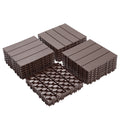 Plastic Interlocking Deck Tiles, 11.8