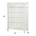 Ivory 5 Drawer Chest Ivory Bedroom Wood