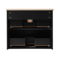 24 Inch Wall Mounted Bathroom Vanity With 2 Drawers Ideal For Small Bathrooms Black Bathroom Mdf