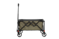 Folding Wagon Carts,Folding Wagon Cart With All Terrain Wheels,Heavy Duty Garden Carts With Adjustable Handle,Outdoor Utility Wagon For Camping Shopping Sports Fishing Army Green Army Green Steel