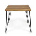 Zion Industrial Wood And Metal 32.5 Teak Wood