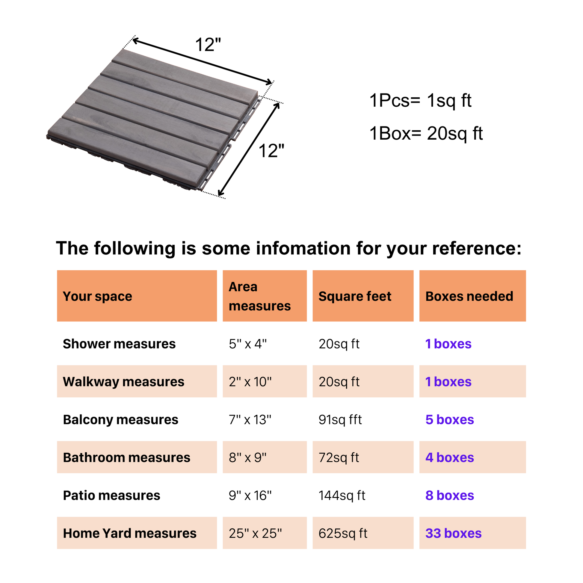 10 Pcs Interlocking Deck Tiles Striped Pattern, 12" X 12" Square Light Gray Acacia Hardwood Outdoor Flooring For Patio, Bancony, Pool Side,.. Gray Bathroom American Design,American Traditional Solid Wood