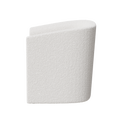 Accent Chair White Sofa Chair One Set, Modern Living Room Side Chair, Single Sofa Chair, Footstool With Storage, Suitable For Bedroom Office Reading Space, Study Cream White Cream White Foam Velvet