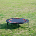 40 Inch Mini Exercise Trampoline For Adults Or Kids Indoor Fitness Rebounder Trampoline With Safety Pad Max Black Steel