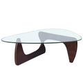 Home Modern Triangle Coffee Table Coffee Solid Wood