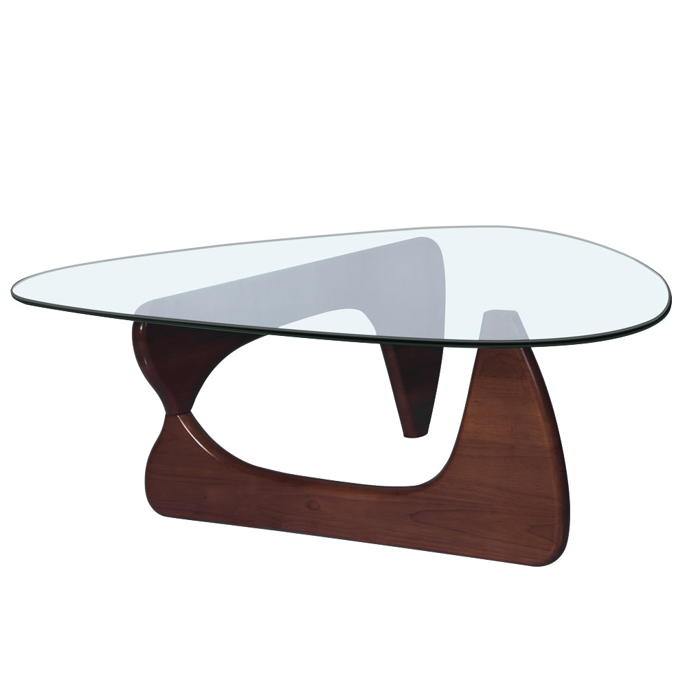 Home Modern Triangle Coffee Table Coffee Solid Wood