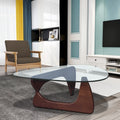 Home Modern Triangle Coffee Table Coffee Solid Wood