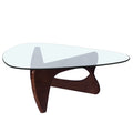 Home Modern Triangle Coffee Table Coffee Solid Wood