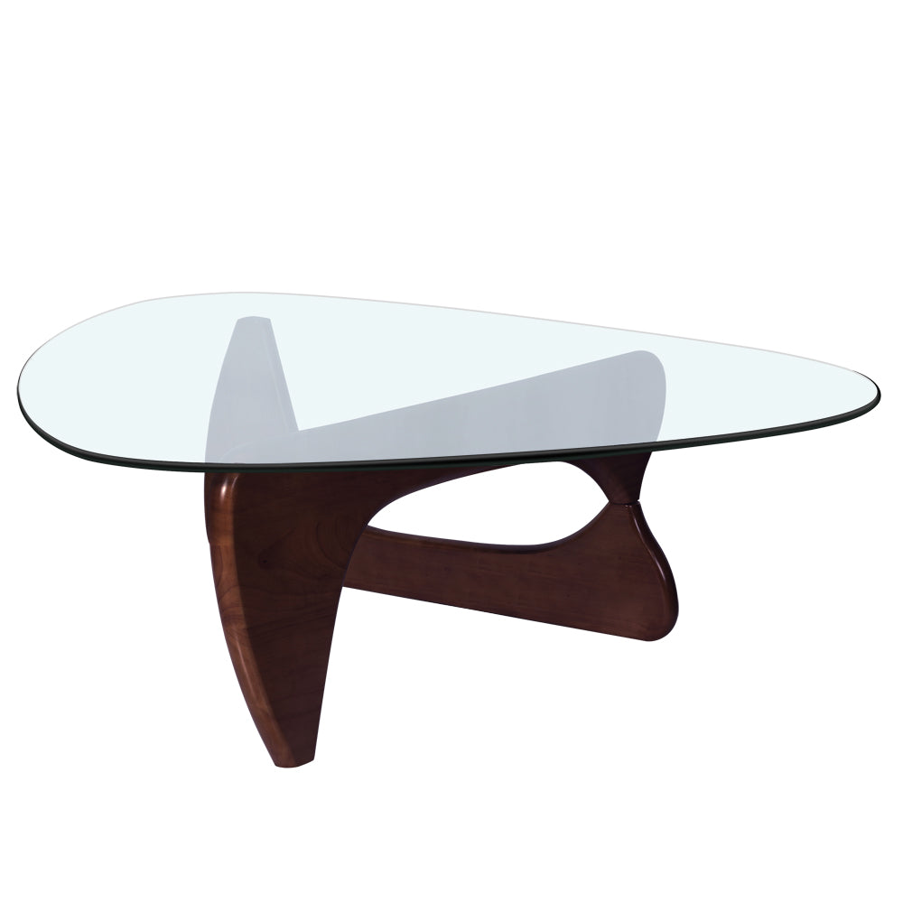 Home Modern Triangle Coffee Table Coffee Solid Wood