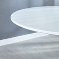 1 4,5Pieces Table And Chair,White Dining Sets,Kitchen Sets,Coffee Sets,Mdf Table And Fabric Chair White Metal