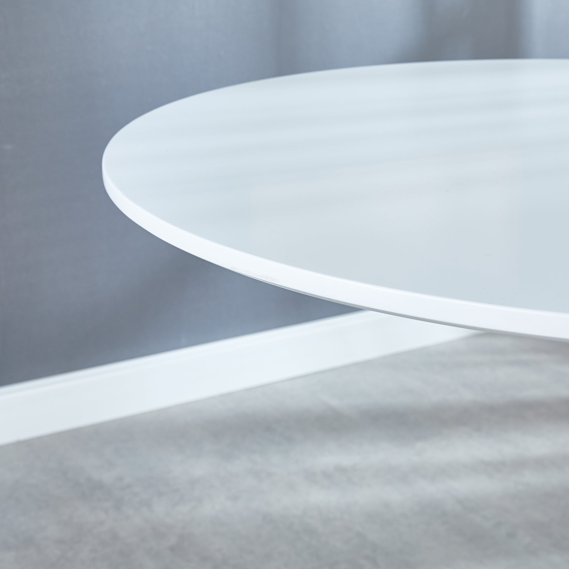 1 4,5Pieces Table And Chair,White Dining Sets,Kitchen Sets,Coffee Sets,Mdf Table And Fabric Chair White Metal