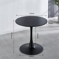 1 4,5Pieces Table And Chair,Black And White Dining Sets,Kitchen Sets,Coffee Sets,Mdf Table And Fabric Chair White Metal
