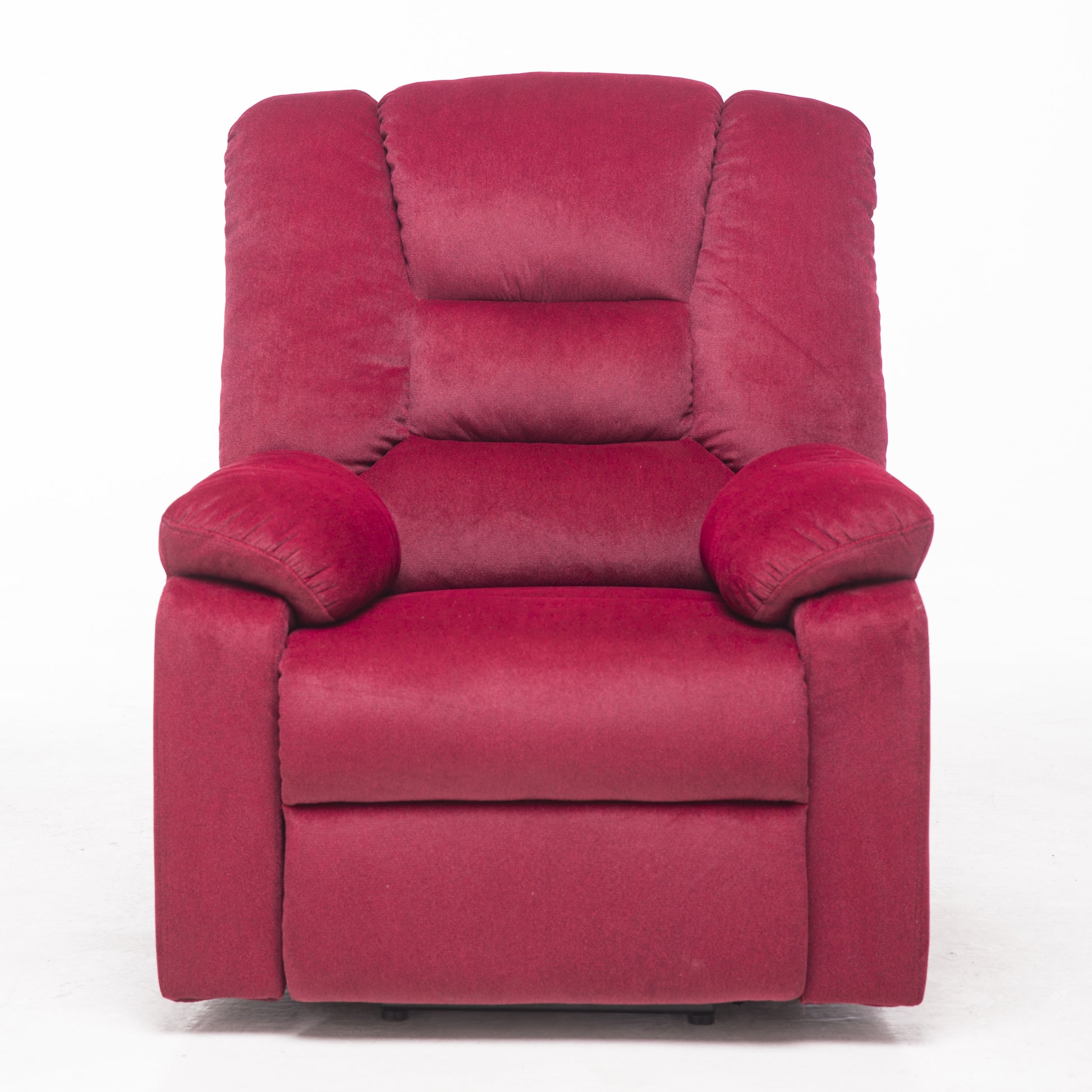 Power Lift Recliner Chair For Elderly Heavy Duty And Safety Motion Reclining Mechanism Fabric Sofa Living Room Chair Red Cotton Fabric