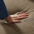 9191 Brown Broaching Storage Sofa Brown Linen