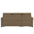 9191 Brown Broaching Storage Sofa Brown Linen
