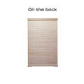 Two Person Far Infrared Hemlock Indoor Sauna Room Natural Solid Wood