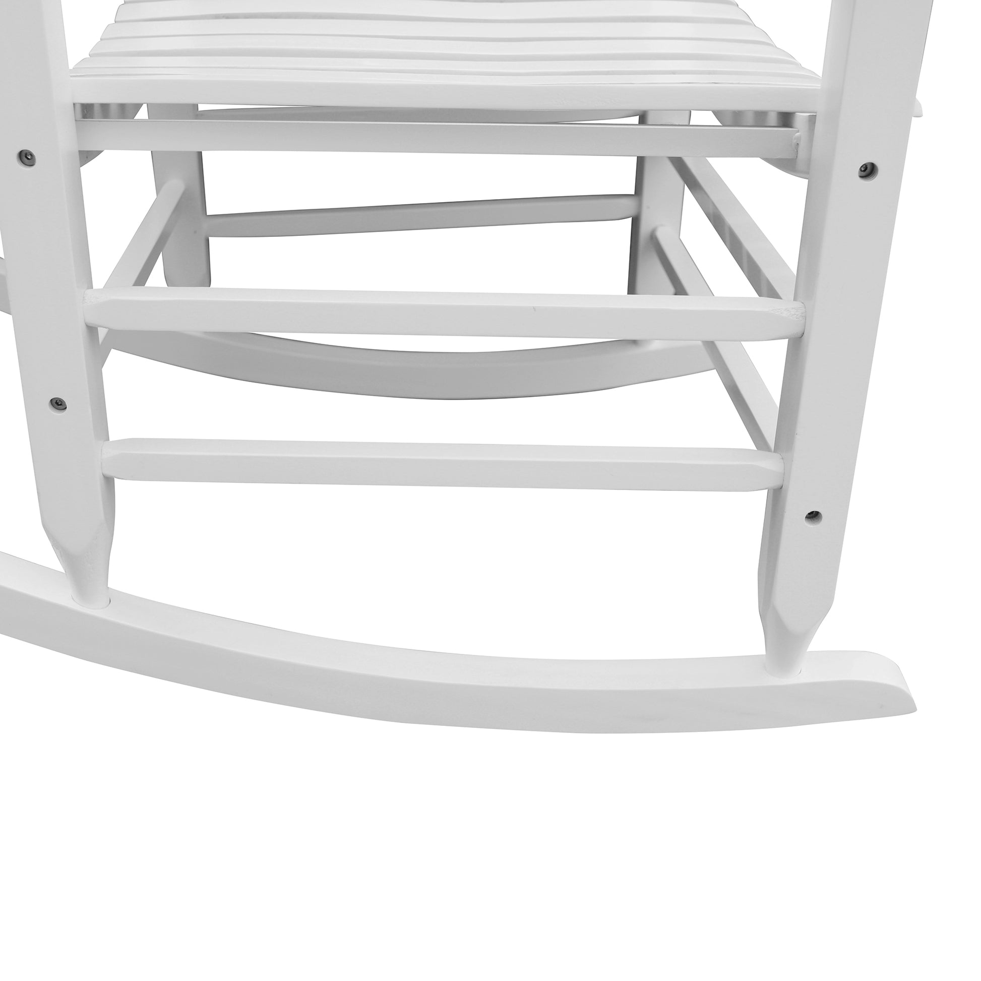 Wooden Porch Rocker Chair White White Solid Wood