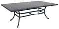 Rectangle Dining Table, Desert Night Gunmetal Aluminum