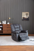 Recliners Lift Chair Relax Sofa Chair Livingroom Furniture Living Room Power Electric Reclining For Elderly Gray Fabric