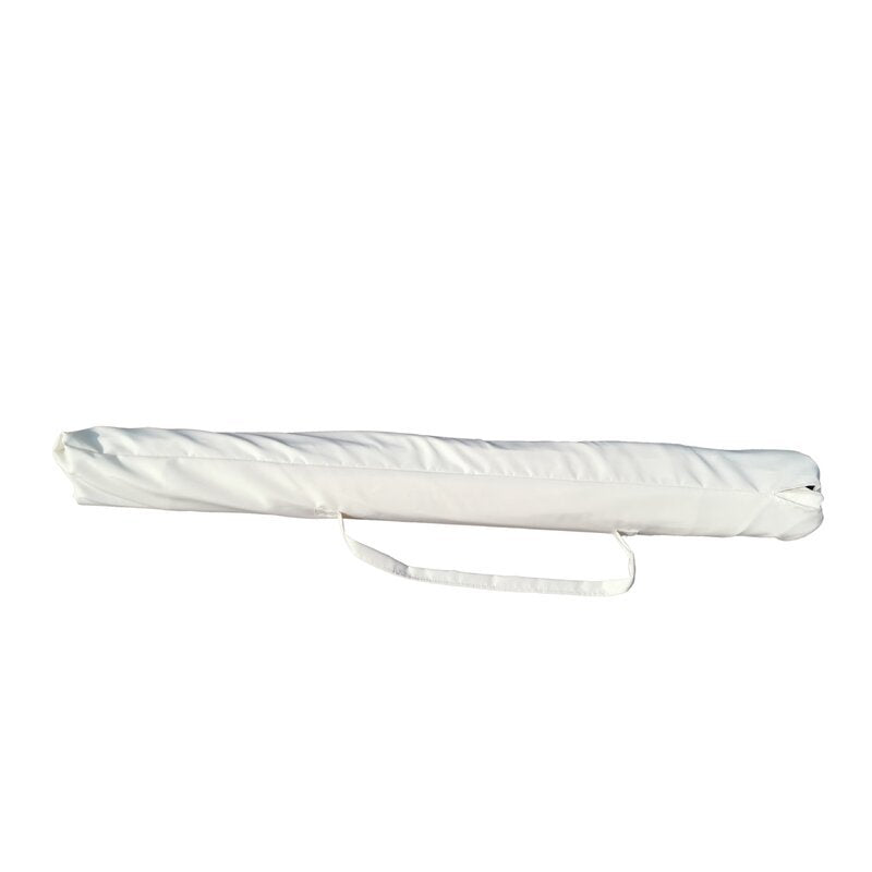 9' Pole Umbrella With Carry Bag, Creme Cream Polyester Aluminum