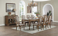 Set Of 2 Dining Chairs Upholstered Tufted Unique Design Chairs Back Cushion Seat Dining Room Brown Brown Dining Room Contemporary,Modern,Transitional Dining Chairs Solid Wood