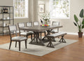 White Fabric Upholstery Dining Chair, Grey Set Of 2 Solid White Dining Room Dining Chairs Solid Wood