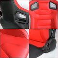 Racing Seat Red Vinyl