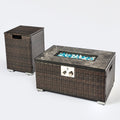 Rattan Propane Tank Cover Gas Bottle Cover Outdoor Wicker Gas Cylinder Cover Brown Rattan