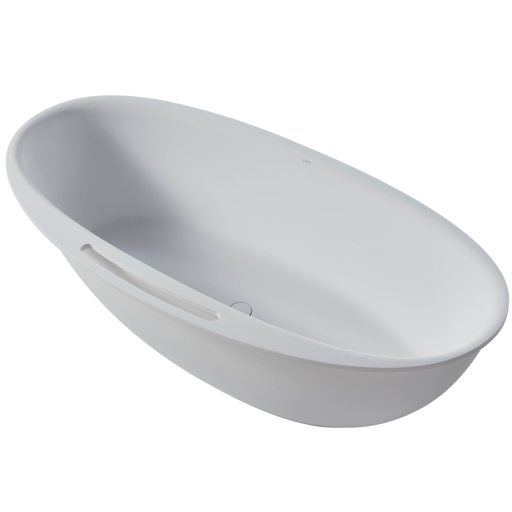 Solid Surface Freestanding Bathtub White Solid Surface