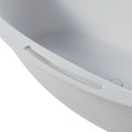 Solid Surface Freestanding Bathtub White Solid Surface