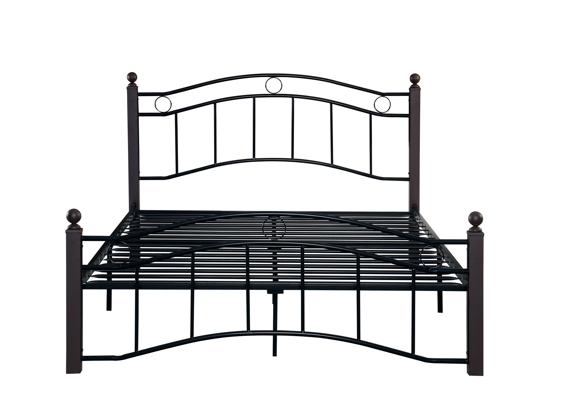 Full Size Metal Bed Frame With Headboard And Footboard Black Metal