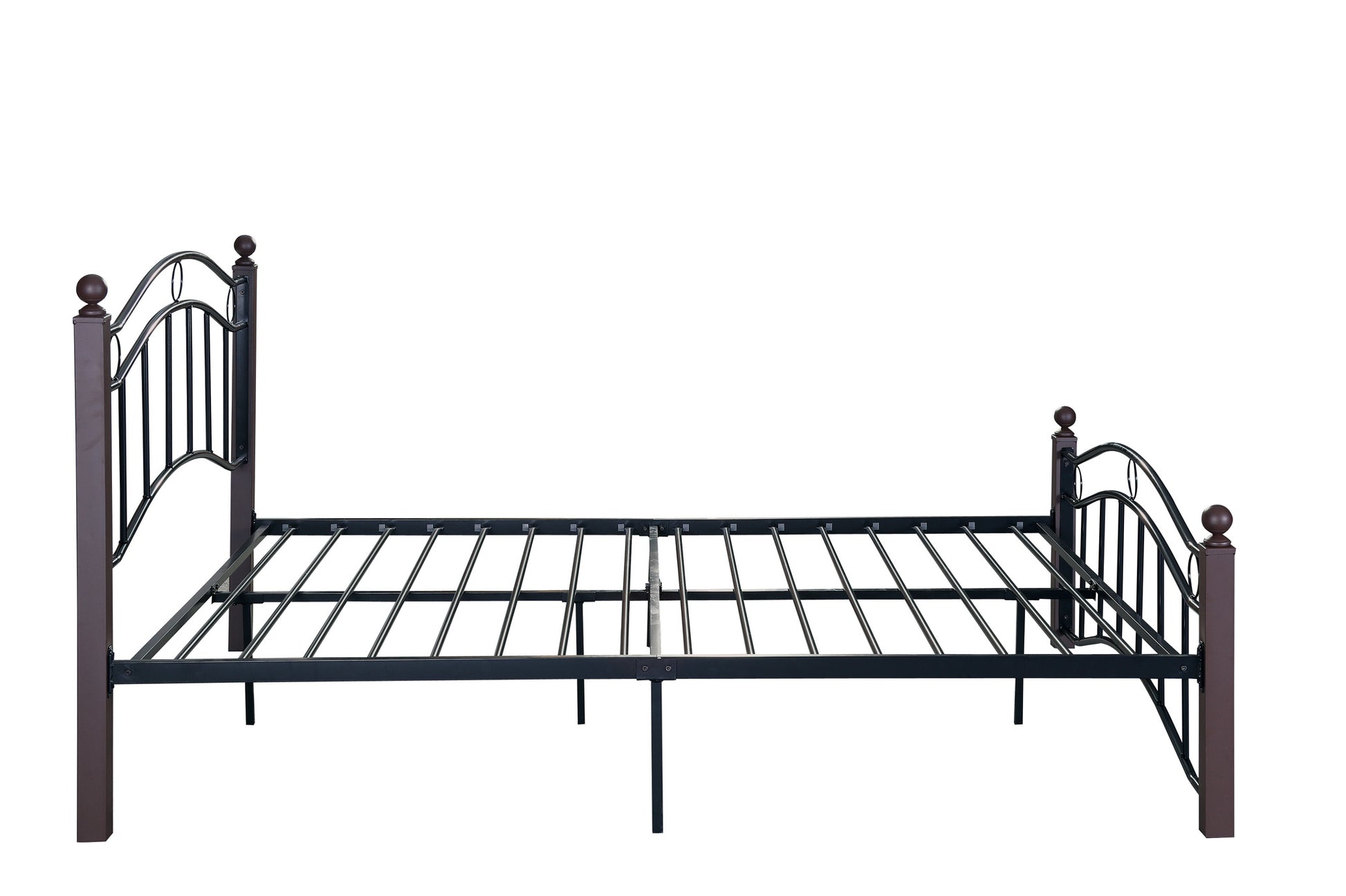 Full Size Metal Bed Frame With Headboard And Footboard Black Metal