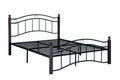 Full Size Metal Bed Frame With Headboard And Footboard Black Metal