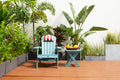 Tale Adirondack Chair Backyard Furniture Painted Seat Pillow Red Ban On Red Striped Polyester