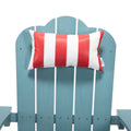 Tale Adirondack Chair Backyard Furniture Painted Seat Pillow Red Ban On Red Striped Polyester