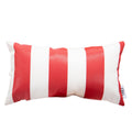 Tale Adirondack Chair Backyard Furniture Painted Seat Pillow Red Ban On Red Striped Polyester