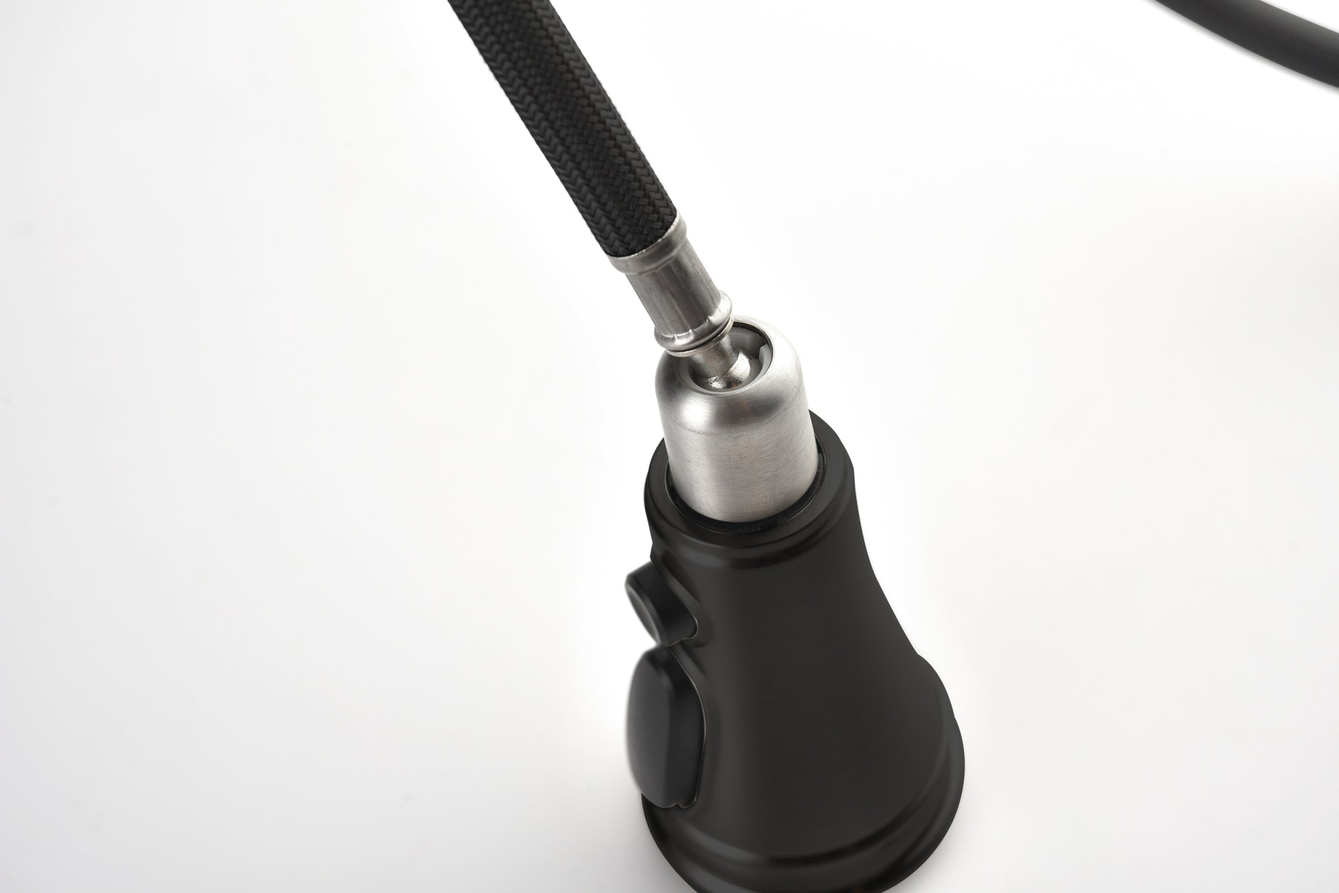Touch Kitchen Faucet With Pull Down Sprayer Matte Black Stainless Steel