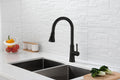 Touch Kitchen Faucet With Pull Down Sprayer Matte Black Stainless Steel