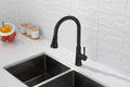 Touch Kitchen Faucet With Pull Down Sprayer Matte Black Stainless Steel