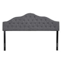 Upholstered Headboard, Adjustable Headboards For King Size Bed, Modernfabric With Buttons, Adjustable Height From 55.9