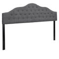 Upholstered Headboard, Adjustable Headboards For King Size Bed, Modernfabric With Buttons, Adjustable Height From 55.9