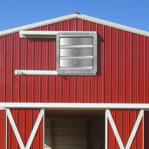 Ipower 7 Inch Shutter Exhaust Fan Aluminum With Speed Controller And Power Cord Kit ,High Speed, 1680 Rpm, 760 Cfm, Silver Silver Aluminium