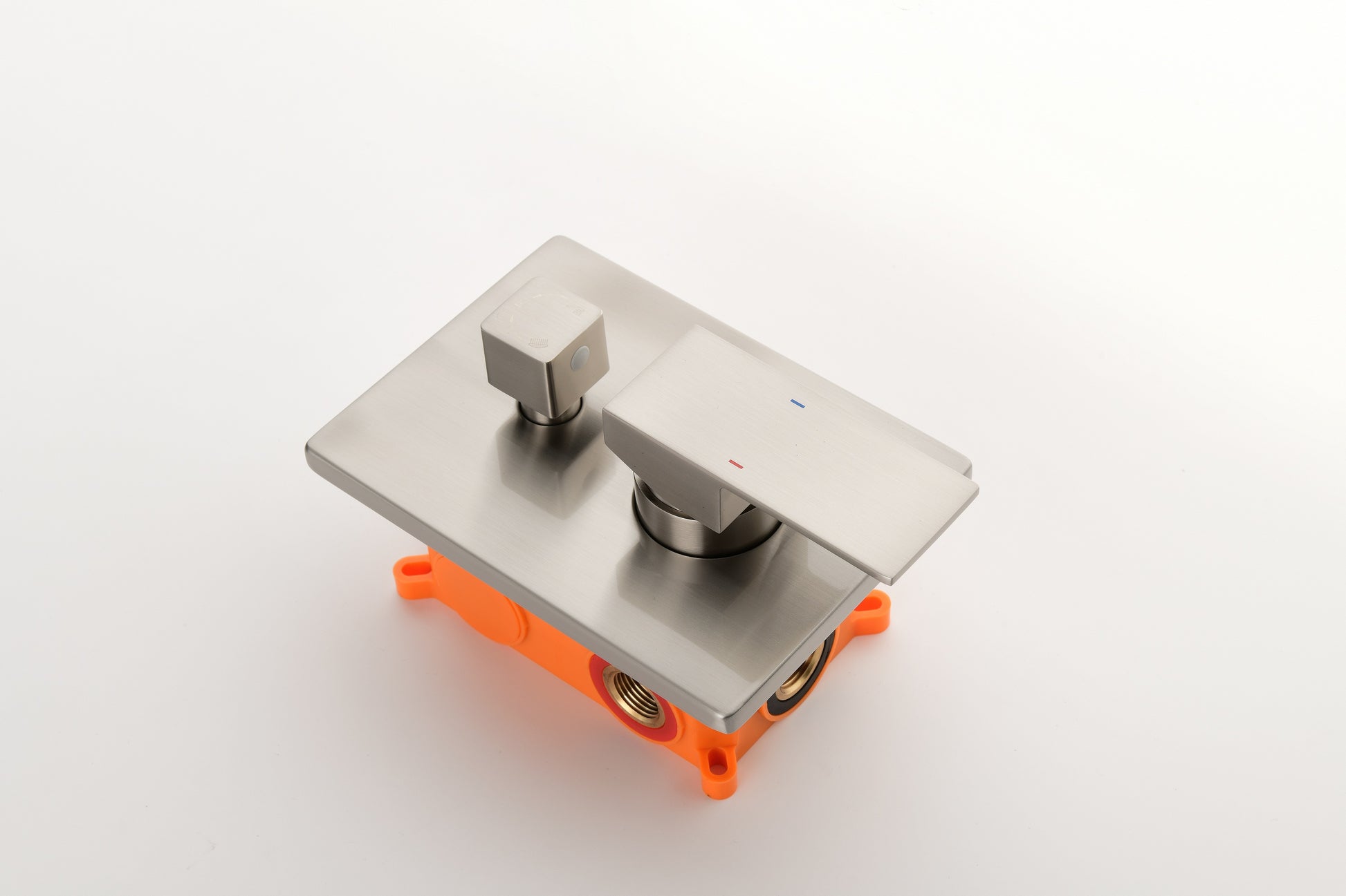 Shower System,Waterfall Rainfall Shower Head With Handheld, Shower Faucet Set For Bathroom Wall Mounted Brushed Nickel Brass