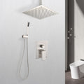 Ceiling Mounted Shower System Combo Set With Handheld And 10