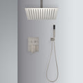 Ceiling Mounted Shower System Combo Set With Handheld And 10