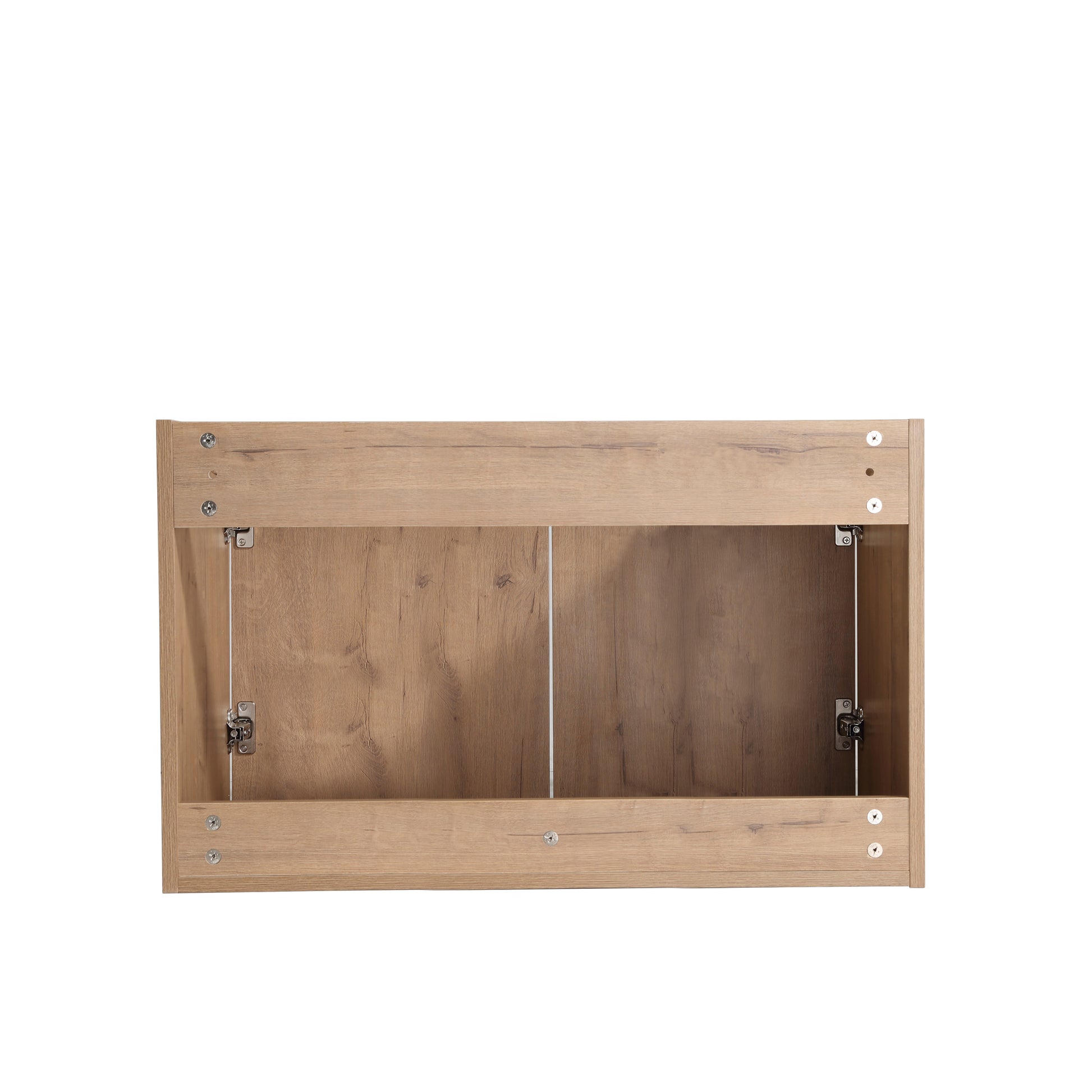 72 Inch Soft Close Doors Bathroom Vanity With Sink, A Small Storage Shelves, 30" And 12" Combination Cabinet, Kd Packing Imitative Oak 4 1 Bathroom Wall Mounted Modern Plywood