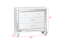 Sterling King 5 Pc Led Bedroom Set Made With Wood In White Color King White Wood 5 Piece Set Bedroom Bed Included,Chest Included,Dresser Included,Mirror Included,Nightstand Included Contemporary,Modern Wood
