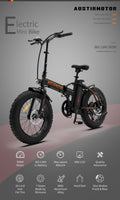 Aostirmotor Folding Electric Bike Ebike Bicycle 500W Motor 20