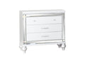 Sterling King 4 Pc Led Bedroom Set Made With Wood In White Color King White Wood 4 Piece Set Bedroom Bed Included,Dresser Included,Mirror Included,Nightstand Included Contemporary,Modern Wood